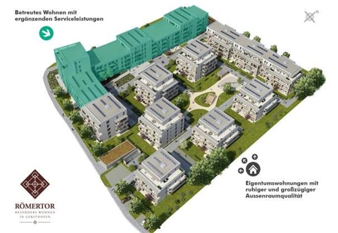 HanseMerkur Grundvermögen AG erwirbt Teile des Projekts "Römertor" in Gersthofen von ZIMA